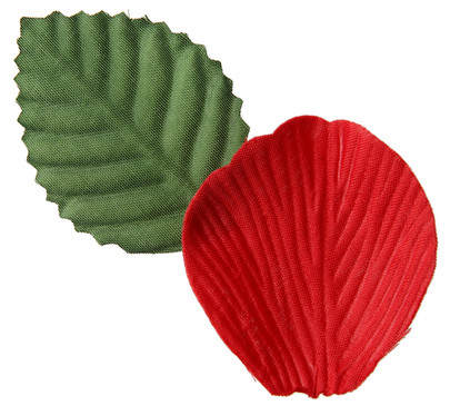 Pétale de rose coloris Rouge