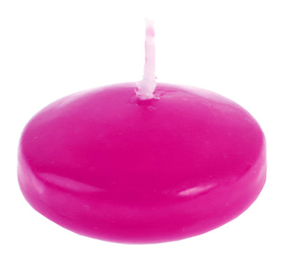 Bougie flottante par 4 pièces couleur Fuchsia