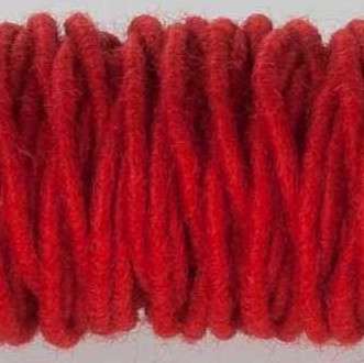 Cordelette de laine Rouge