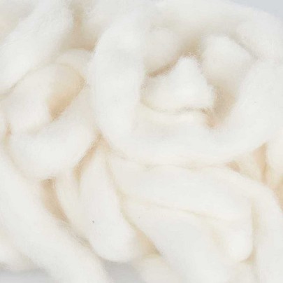 Laine mèche Ivoire