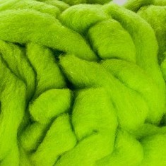 laine mèche Vert anis