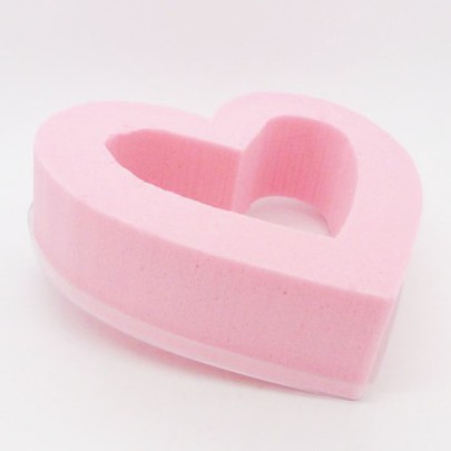 Coeur OASIS coloris Rose bébé ouvert( baby pink)