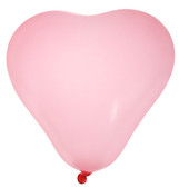 Ballon forme coeur Rose par 8 pièces