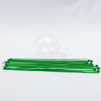 Attache rapide ou attache électrique. Collier de serrage Vert par 10 pièces