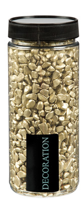 Gravier, pépites, pierre, couleur or pailletée pot de 500 grs