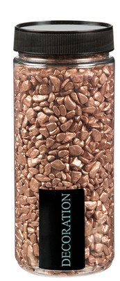 Gravier, pépites, pierre, couleur cuivre pot de 825 grs