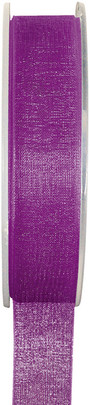 Ruban Organdi 40 mm coloris Violet par 20 mètres