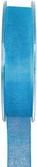 Ruban Organdi 7 mm coloris Turquoise par 20 mètres