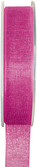Ruban Organdi 7 mm coloris Fuchsia par 20 mètres