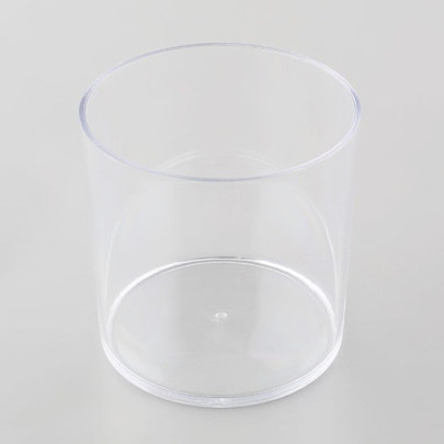 Vase tube Plexiglas Cristal haut 15 cmSecond choix ( petites irrégularitées ).