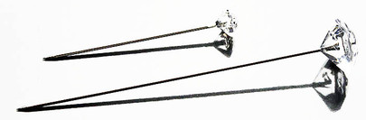 Epingle tête diamant GM par 50 pièces
