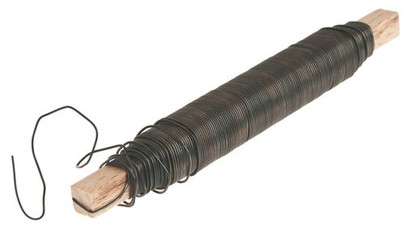 Fil à lier recuit sur batonnet bois 0.65 mm x 38 M