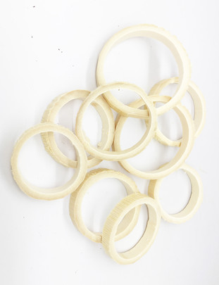 Bambou naturel en anneau par 10 pièces