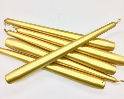 Bougie flambeau 7 heures or x 1