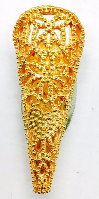 Boutonnière Dentelle OASIS, OR, en forme de cône avec aimant