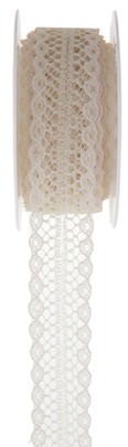 RUBAN de dentelle Ivoire