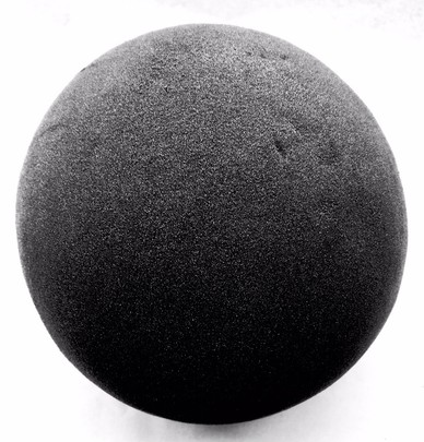 BOULE Mousse Fleur Fraiche OASIS Idéal coloris noir diamètre 16 cm