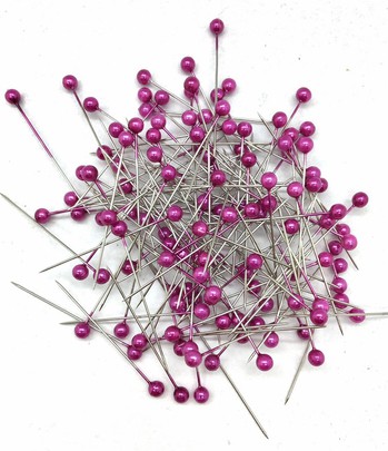 Epingle à tête coloris Lilas 144 pces Diam 4 mm x 40 mm