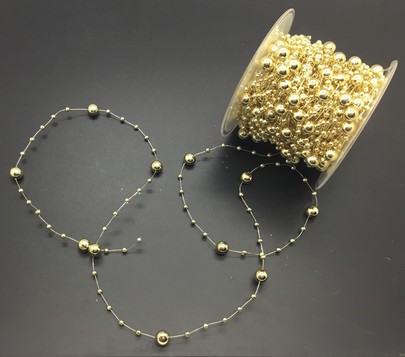 Guirlande de perle or par 1,50M