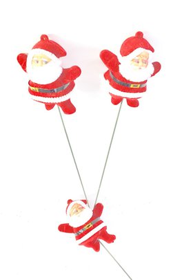 Père Noel sur pique x 3