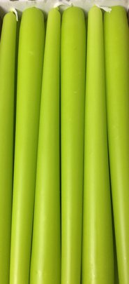 Bougie flambeau 7 heures verte x 1