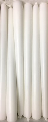 Bougie Flambeau 7 heures Blanche par 12 pièces