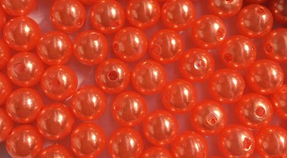 Perle 10 mm coloris Abricot par 120.