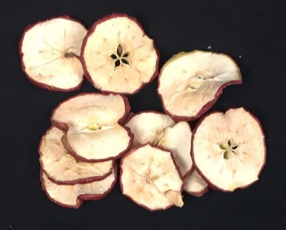 Tranches de Pomme rouge Séchées.
