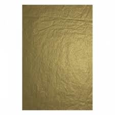 Papier de Soie Mousseline Métal Or