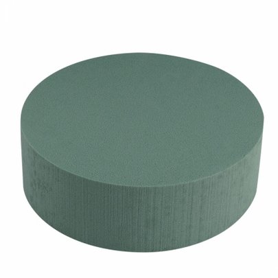 Tarte Oasis 22 cm en mousse mouillable pour fleurs fraiches