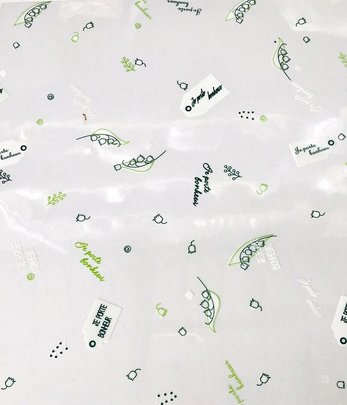 RAME Cellophane Transparent Motif MUGUETPM (50 Feuilles)
