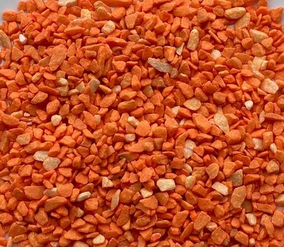 Granulat gravier couleur Orange