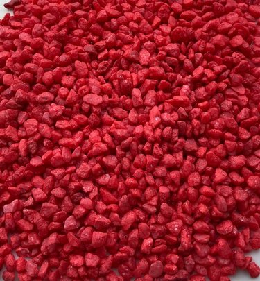 Granulat gravier couleur Rouge