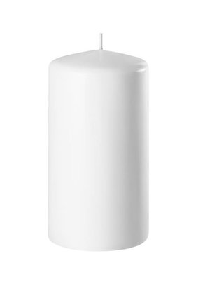 Superbe Bougie cylindre blanche x 1