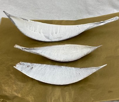 Coque de coco blanchie 20/30 cm par 3 pièces MM