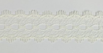 Ruban Dentelle Ivoire par 2 m
