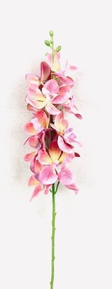 Orchidée Phalaénopsis rose artificielle.