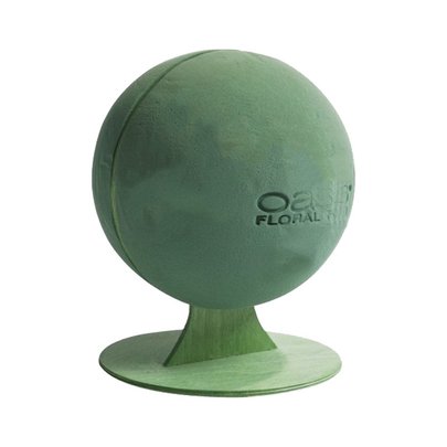 Ballon de football en mousse OASIS pour fleurs fraiches sur pied.