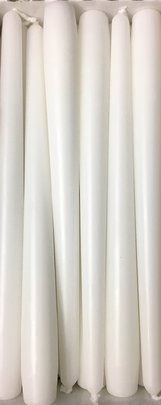 Bougie flambeau 7 heures Blanche x 1