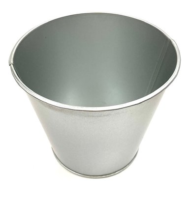 Pot métal Argent mate brossé x 1