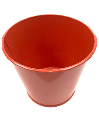 Pot métal Rouge mate brossé x 1