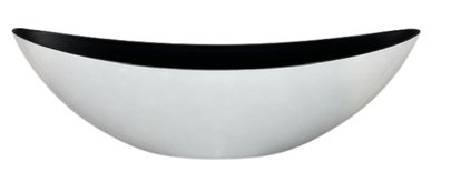 Coupe blanche brillante incurvée GM