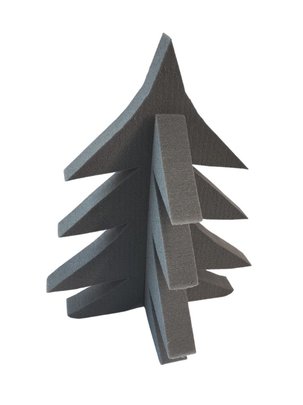 Sapin mousse OASIS Rainbow gris anthracite.