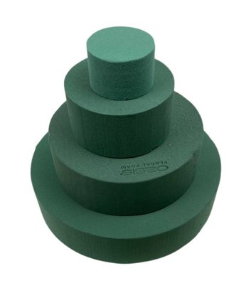 Gâteau de mariage avec 4 tartes mousse fleurs fraiches OASIS