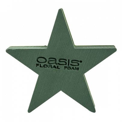 Etoile en mousse OASIS pour fleurs fraiches.