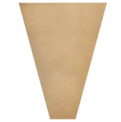 Housse cône kraft pour bouquet X 2