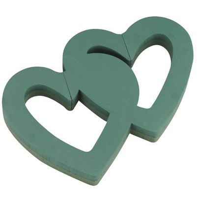 Double Coeur ouvert OASIS pour fleurs fraiches.