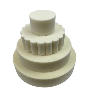 Gâteau de mariage avec 4 tartes Oasis Ivoire.