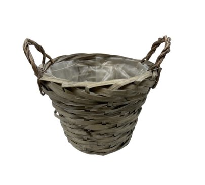 Panier osier naturel avec anse.