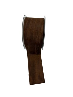 Ruban de satin Chocolat 